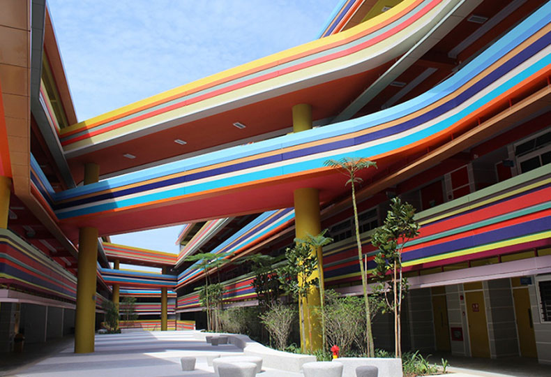 Начальная школа цвета радуги в Сингапуре, Studio505