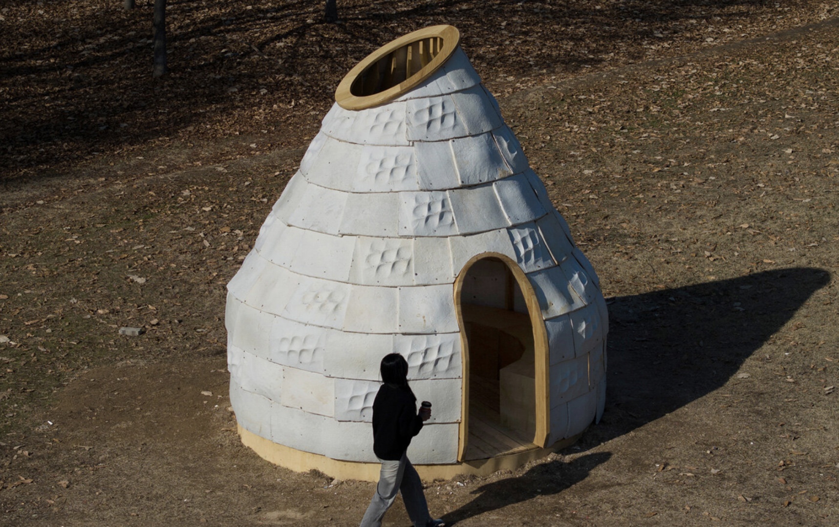 Экспериментальный павильон в Сеуле демонстрирует потенциал мицелия