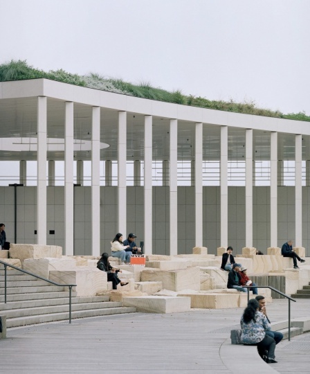 Besley & Spresser использовали терраццо из устричных раковин в проекте павильона в Сиднее