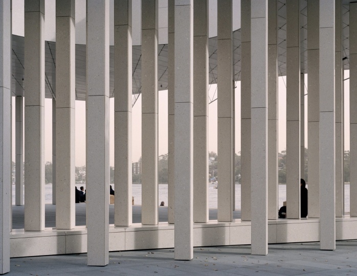 Besley & Spresser использовали терраццо из устричных раковин в проекте павильона в Сиднее