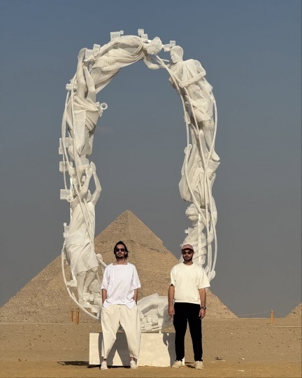 Студия Recycle Group представила арт-объект на выставке Forever Is Now в Гизе