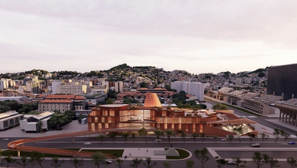 Kéré Architecture представила проект библиотеки в Рио-де-Жанейро