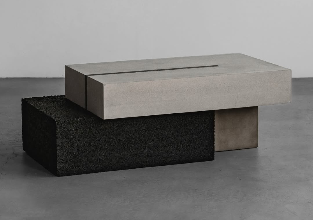 Со Коидзуми переосмыслил асфальт в серии мебели As