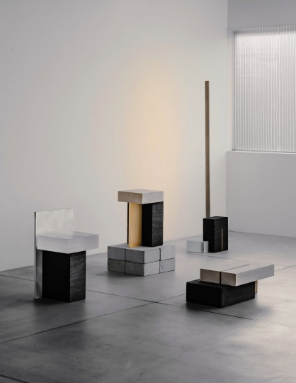 Со Коидзуми переосмыслил асфальт в серии мебели As