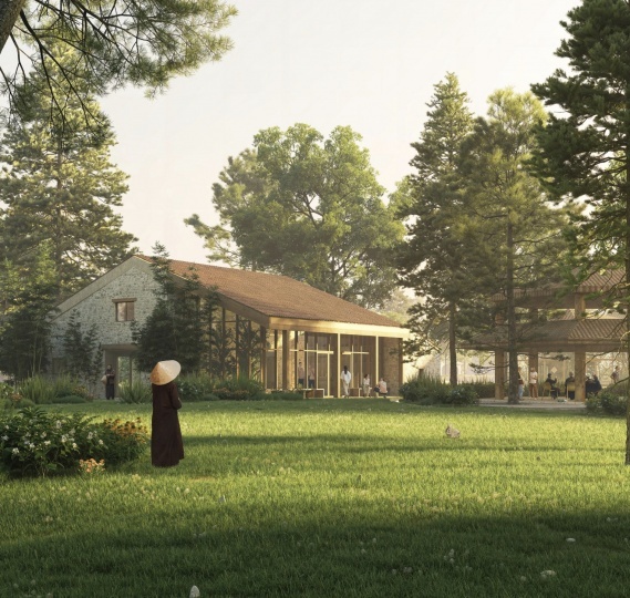 MVRDV преобразит буддийский монастырь во Франции