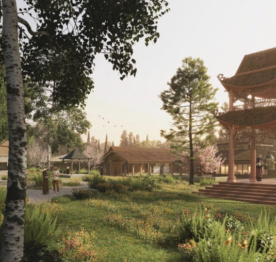 MVRDV преобразит буддийский монастырь во Франции