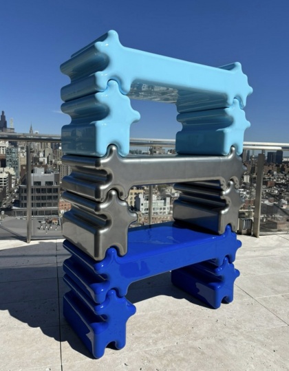 Густав Вестман создал модульную стеллажную систему