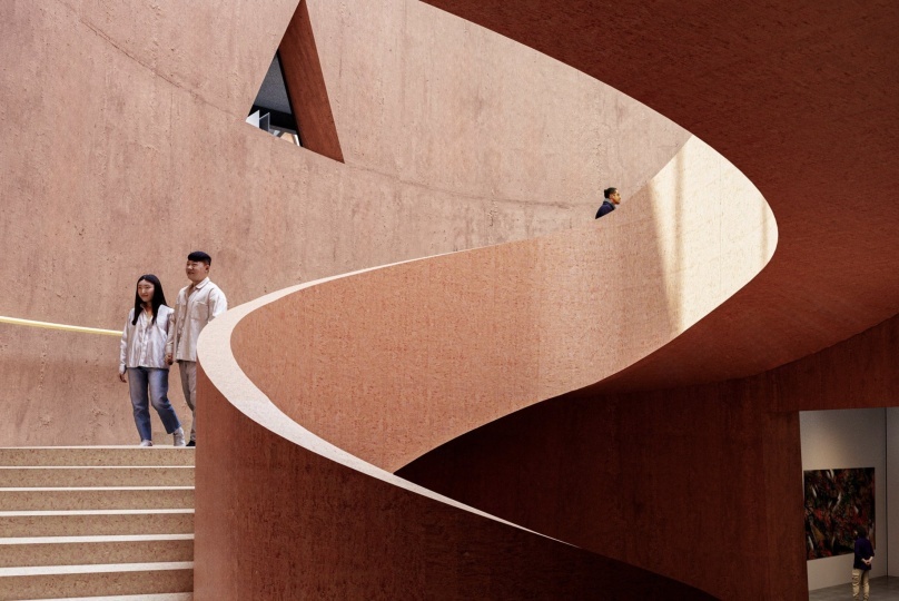 Kéré Architecture и SOM показали проект художественного музея в Лас-Вегасе