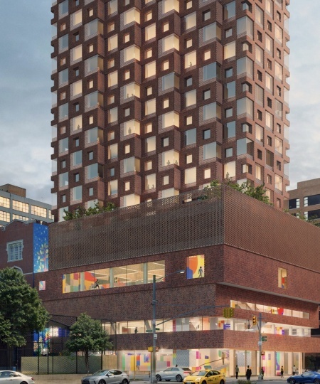 Herzog & de Meuron показали проект доступного жилья в Нью-Йорке