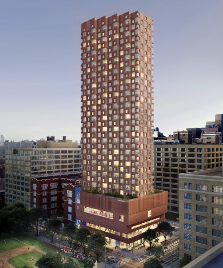 Herzog & de Meuron показали проект доступного жилья в Нью-Йорке