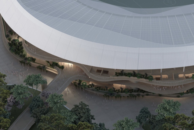 Бюро Cox Architecture и Hassell показали проект главной площадки Олимпийских игр-2032