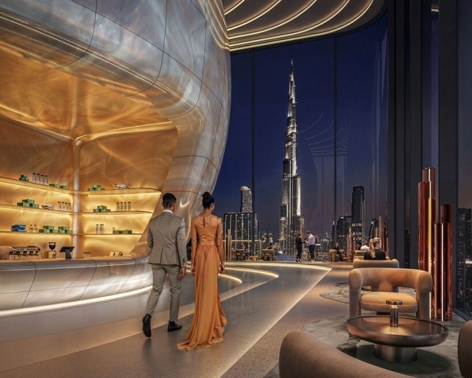 MVRDV показала концепцию небоскреба в Дубае с необычным лаунжем