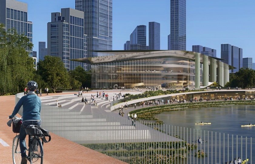 Zaha Hadid Architects построит новый культурный квартал в Ханчжоу