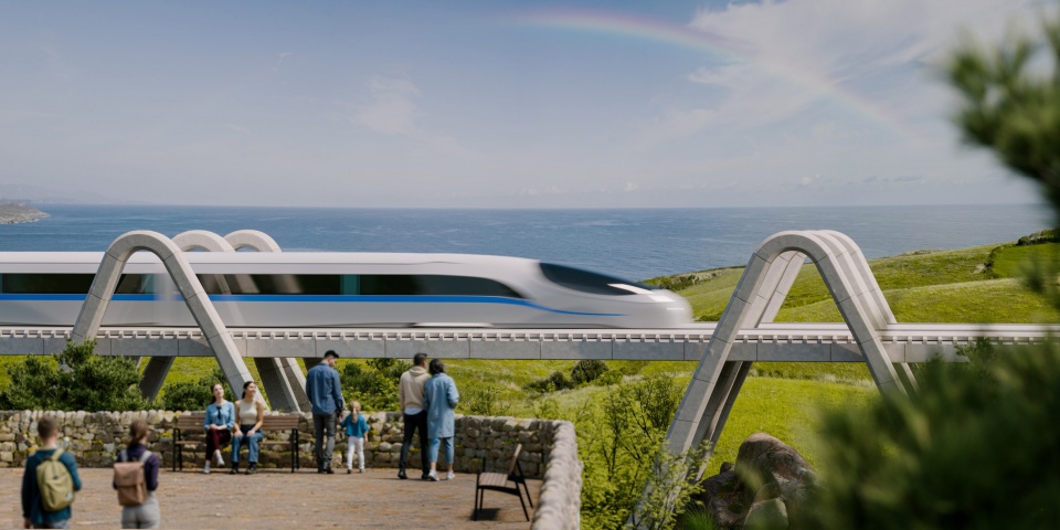 В Великобритании хотят построить железную дорогу в форме петли