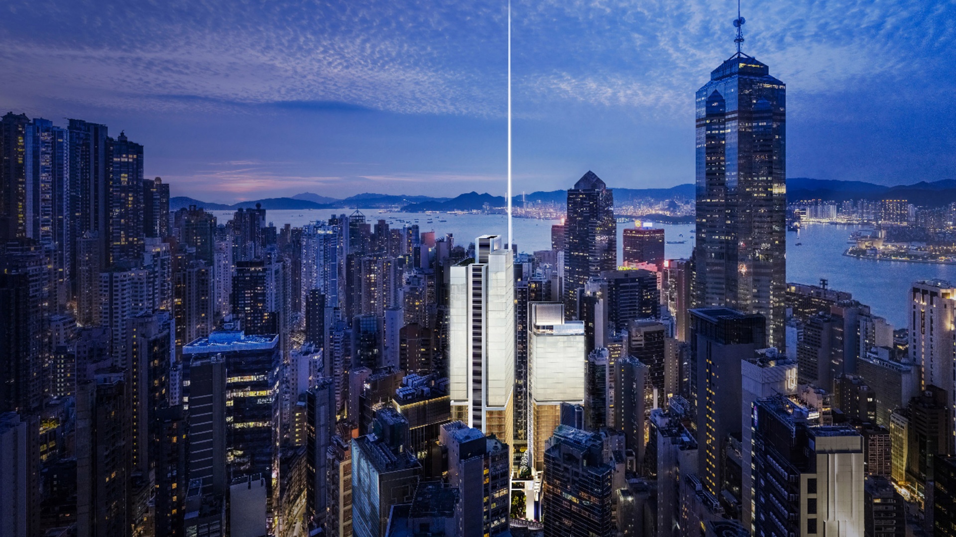 В Гонконге началось строительство двух небоскребов по проекту Foster + Partners В Гонконге началось строительство двух небоскребов по проекту Foster + Partners