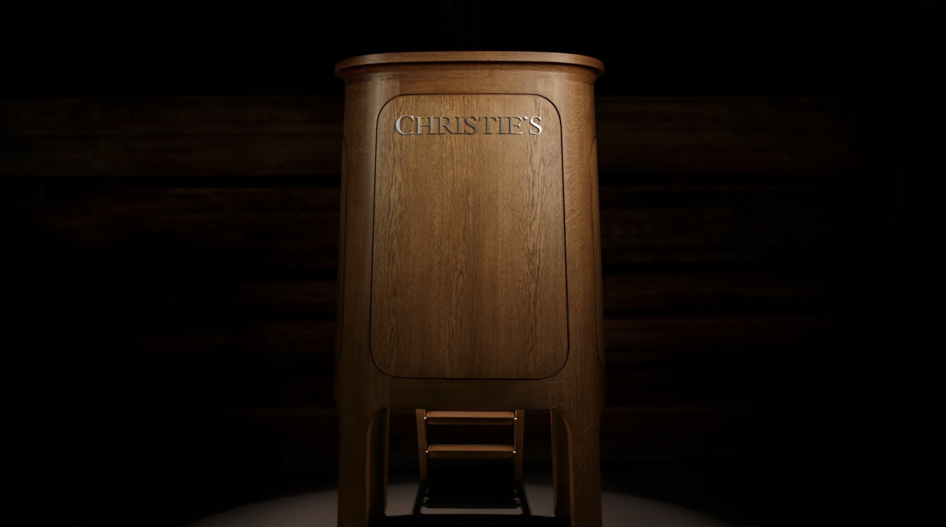 Джони Айв спроектировал трибуну для аукционов Christie’s Джони Айв спроектировал трибуну для аукционов Christie’s