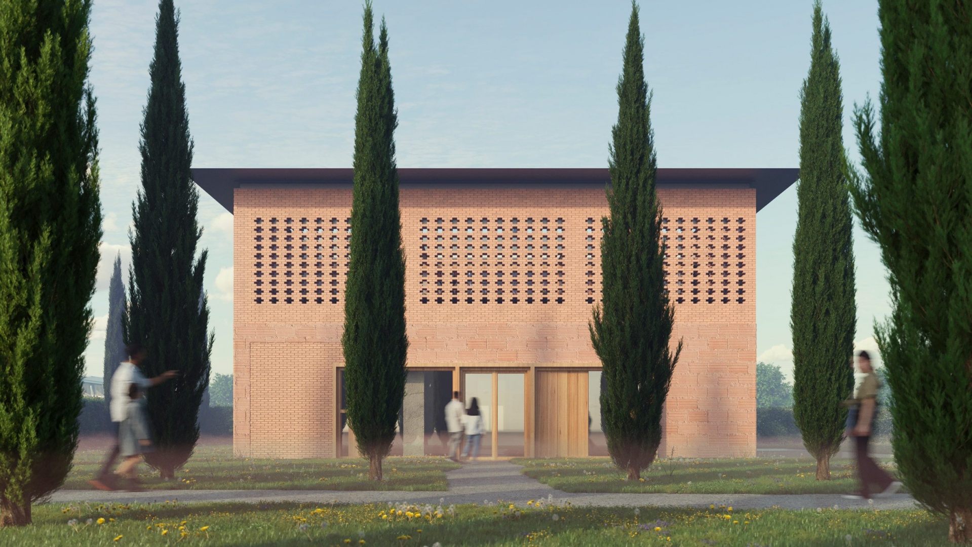 Студия AMDL Circle спроектировала центр для посетителей у гробницы Брион