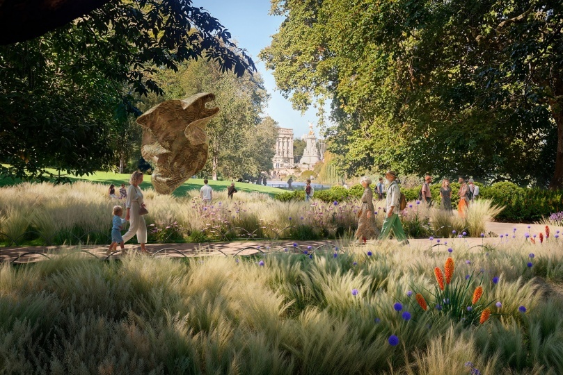 Foster + Partners показали дизайн мемориала королевы Елизаветы II