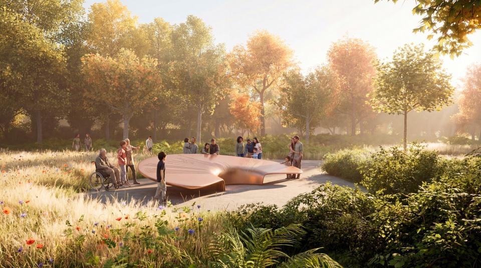 Foster + Partners показали дизайн мемориала королевы Елизаветы II