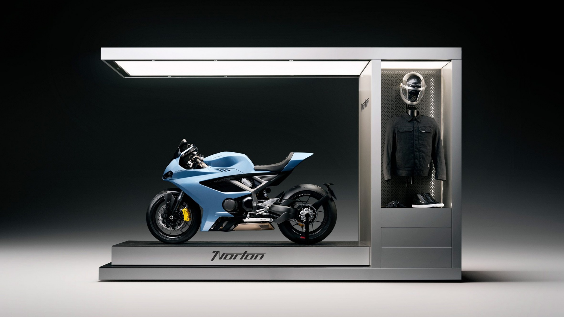 Foster + Partners разработали ритейл-концепцию для Norton Motorcycles Foster + Partners разработали ритейл-концепцию для Norton Motorcycles