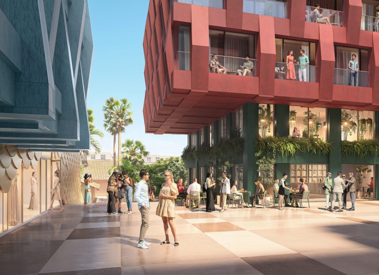 Архитекторы MVRDV спроектировали красочное здание в Майами
