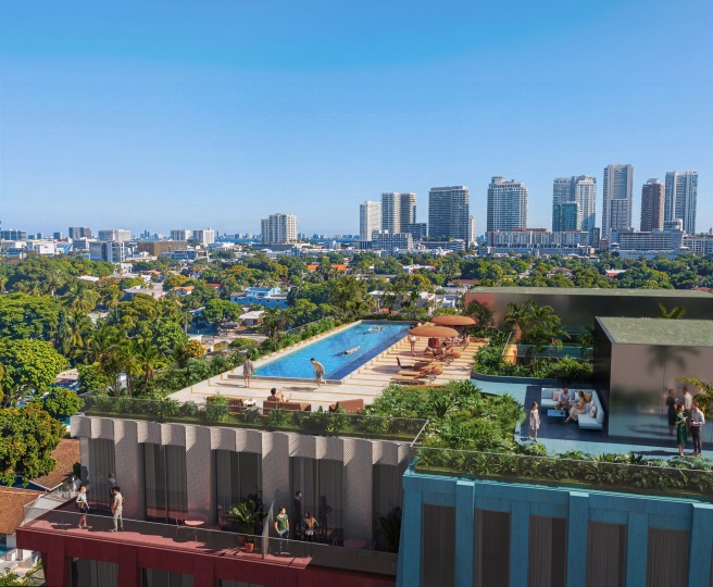 Архитекторы MVRDV спроектировали красочное здание в Майами