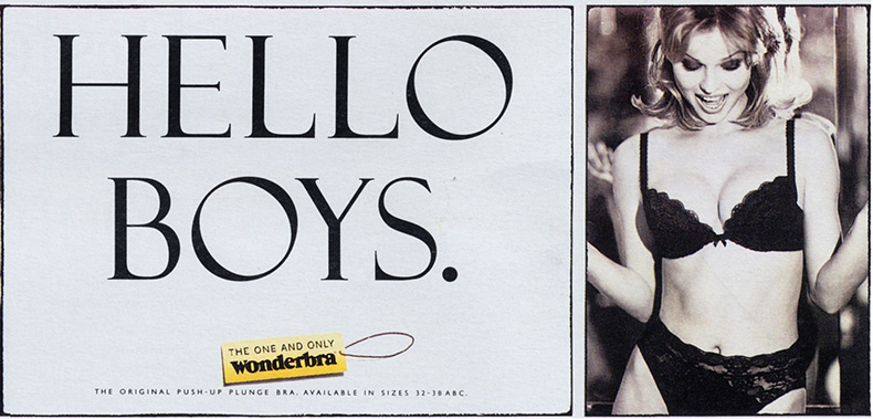 «Hello Boys», Wonderbra, 1993