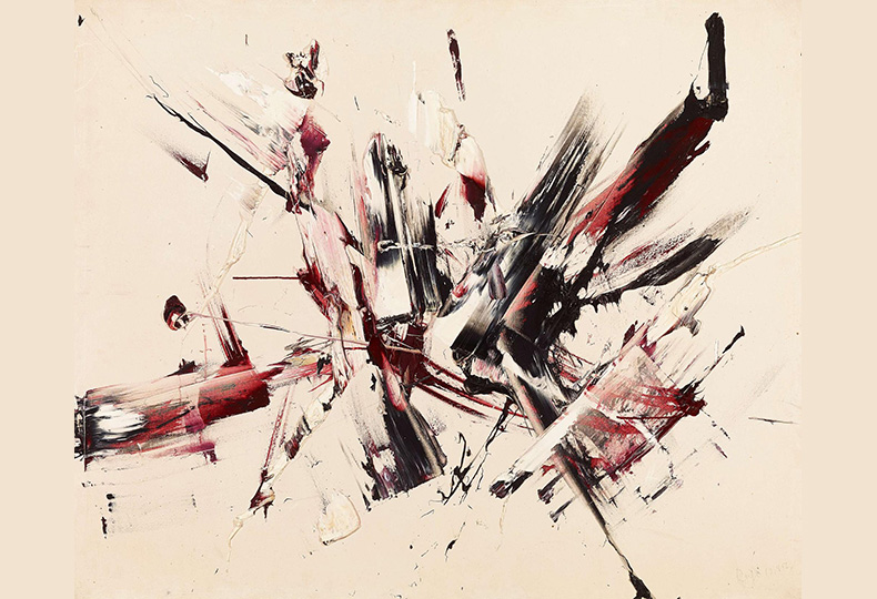 Живопись «Outburst», Джудит Рейгл, 1956, Kálmán Makláry Fine Arts