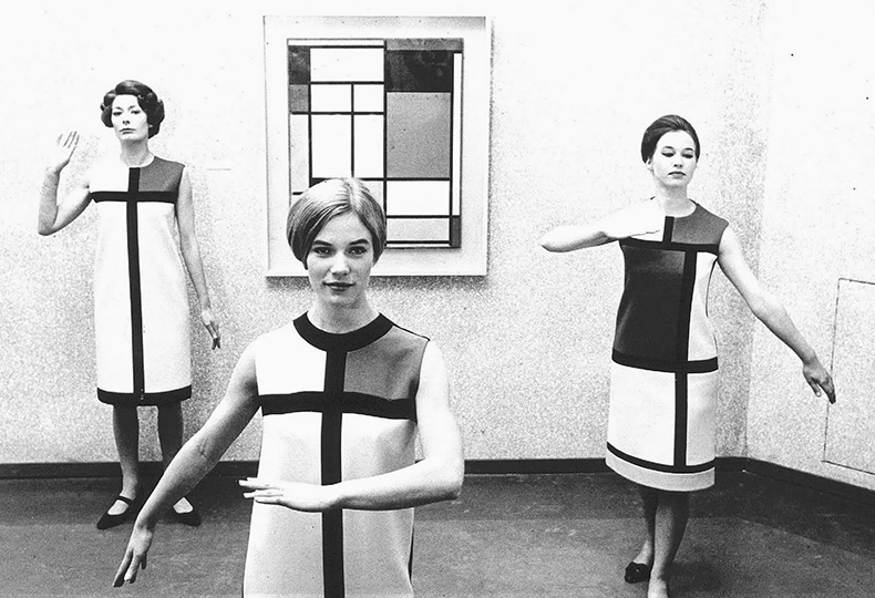 Коллекция Ива Сен-Лорана «Осень Мондриана», 1965 год