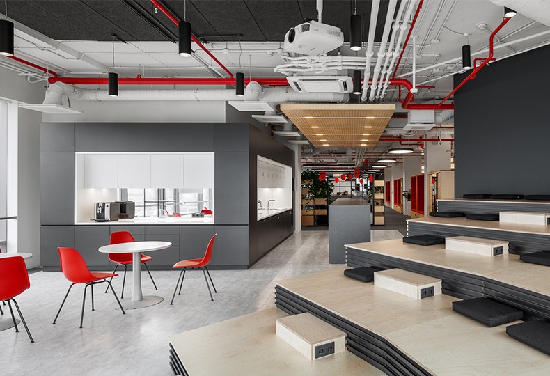Best Office Awards 2019 Организация пространства: Яндекс, корпус А, 4 этаж / Архитектурное бюро PK AID