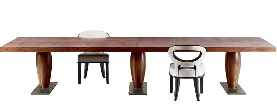 Обеденный стол Bassano - Мебель как искусство: легендарные столы и стулья Ромео Соцци