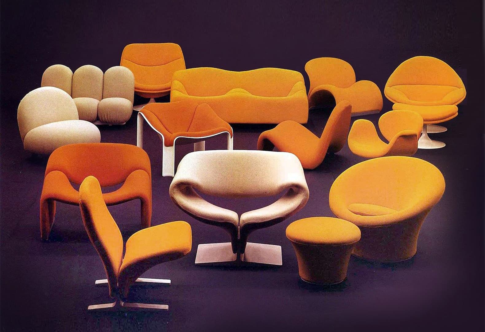 Кресла, созданные Поленом за период работы с Artifort. Фото Artifort