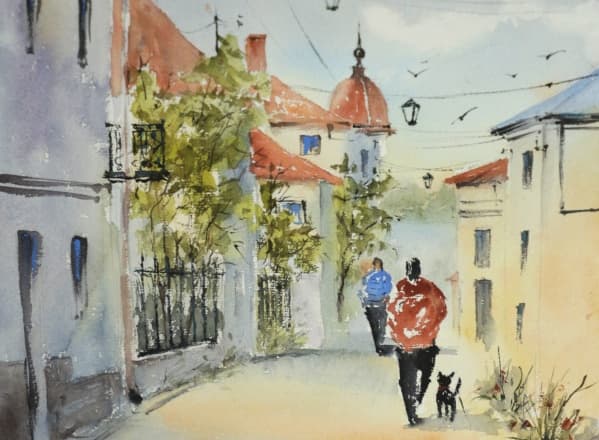 Sensde l’aquarelle. акварельный сентимент