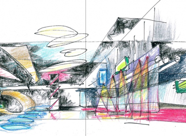 Выставка «От линии к объему. Архитектурная графика Александра Балабина»
