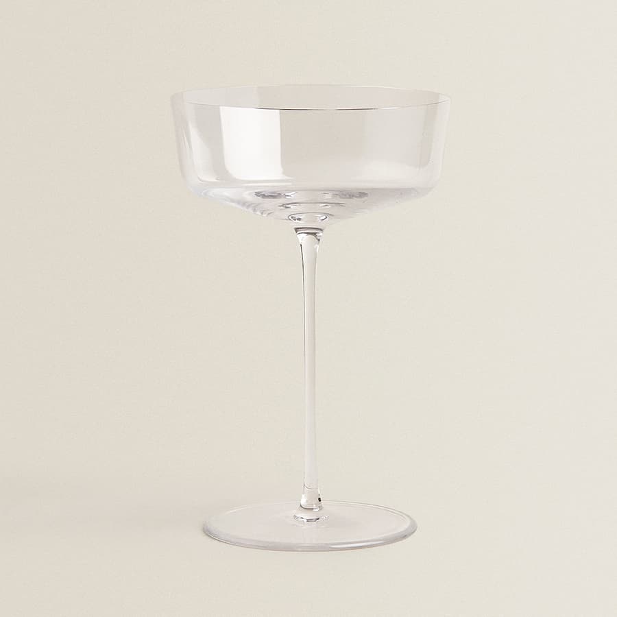 Фужер для шампанского из дутого кристалина