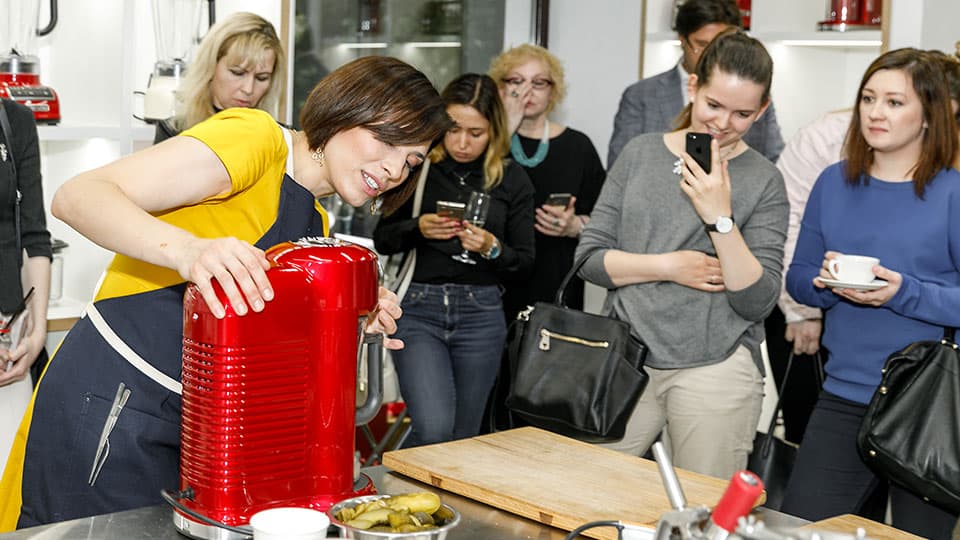 Открытие первого московского магазина KitchenAid Открытие первого московского магазина KitchenAid