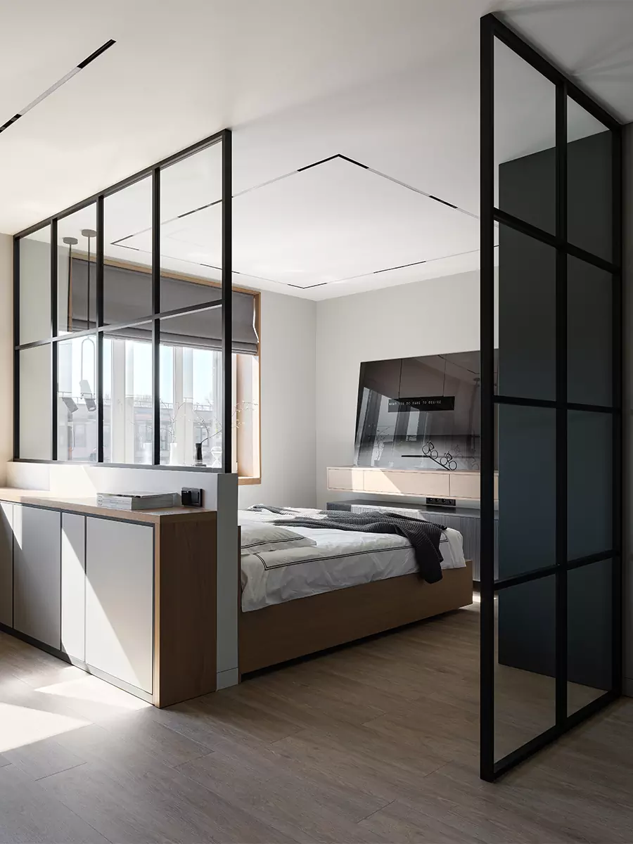 Функциональный интерьер с глубокими зелеными акцентами — проект студии MAD ABOUT INTERIOR