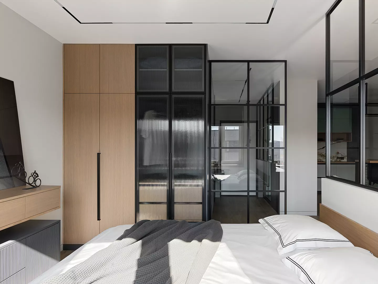 Функциональный интерьер с глубокими зелеными акцентами — проект студии MAD ABOUT INTERIOR