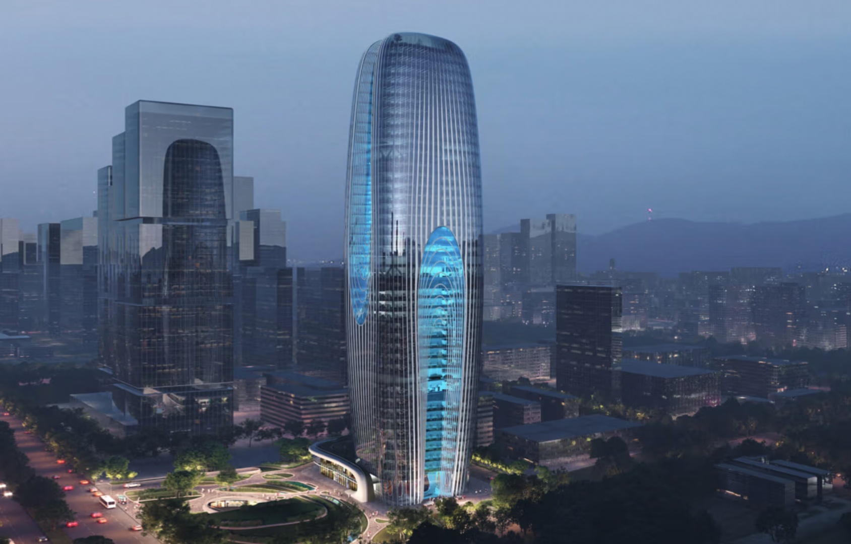 Zaha Hadid Architects возведут небоскреб в Сиане