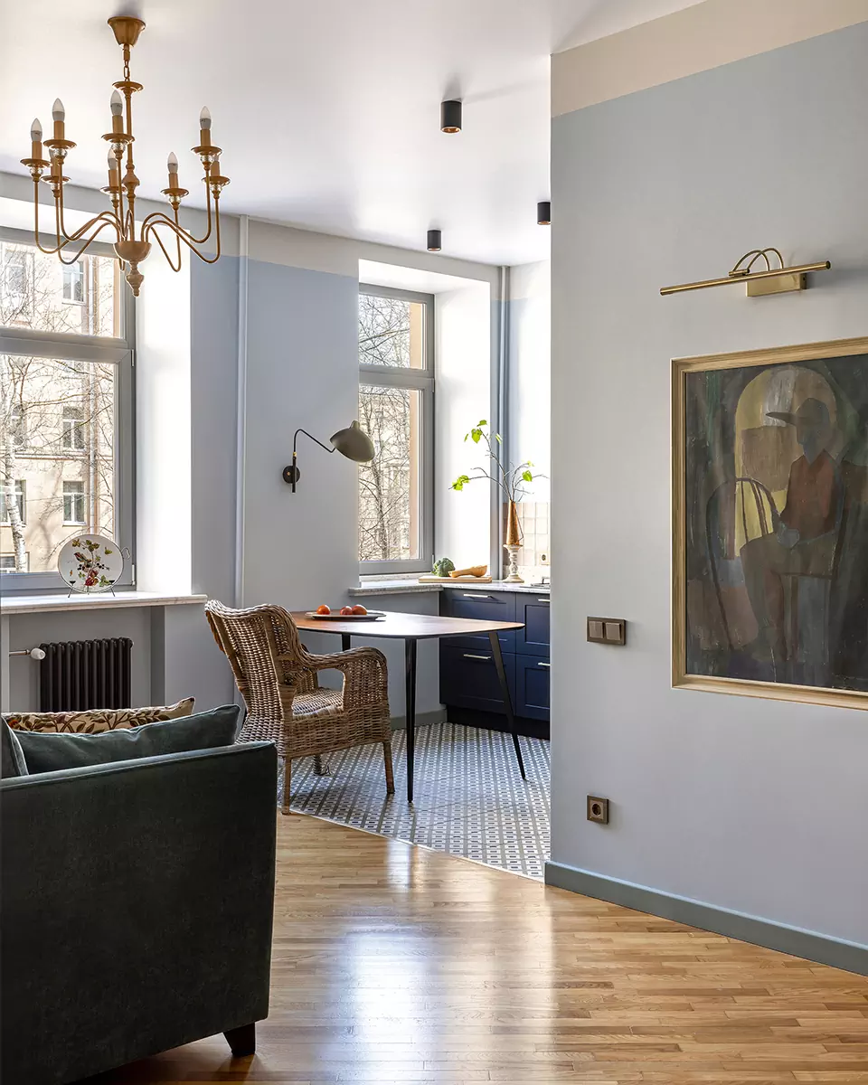 Воздушный интерьер с атмосферой французского шика — проект Натальи Васильевой