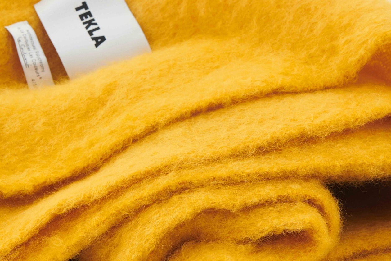 Бренд Tekla выпустил пледы в новых ярких цветах из палитры Ле Корбюзье