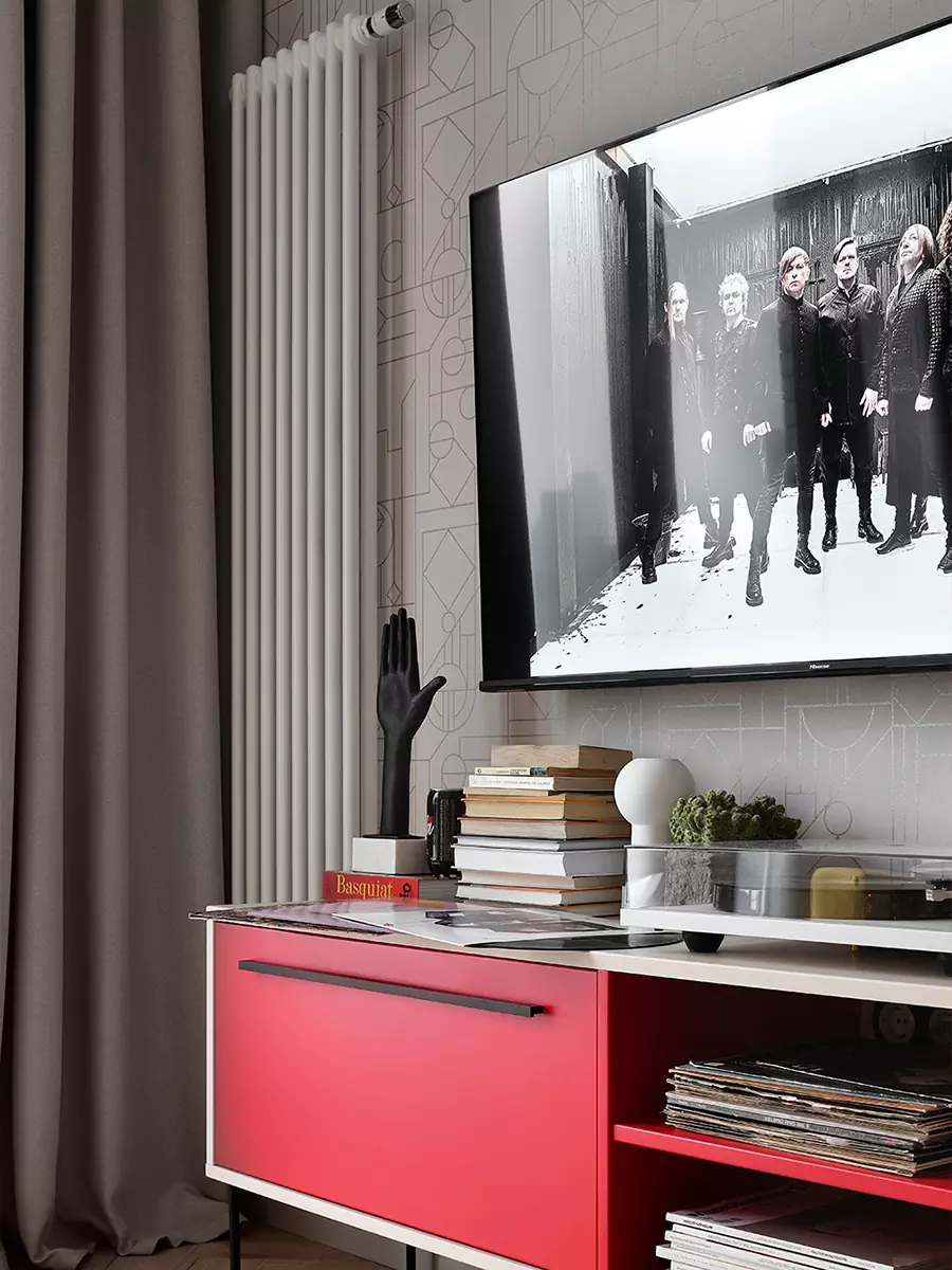 Праздничный интерьер столичной квартиры под сдачу в аренду — проект Владимира Афанасьева