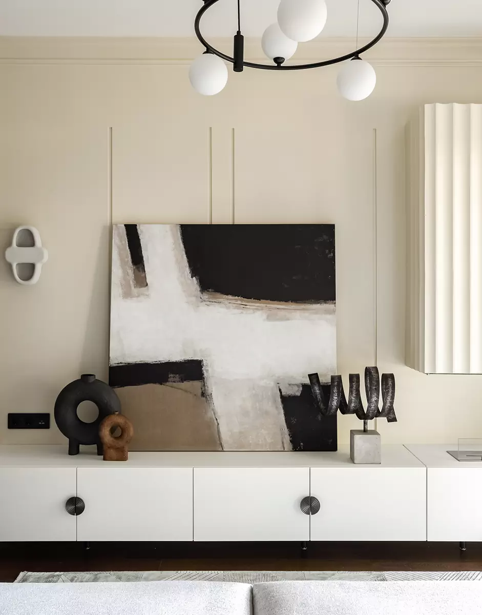 Лаконичный интерьер небольших апартаментов под сдачу в аренду — проект Альбины Кречетовой