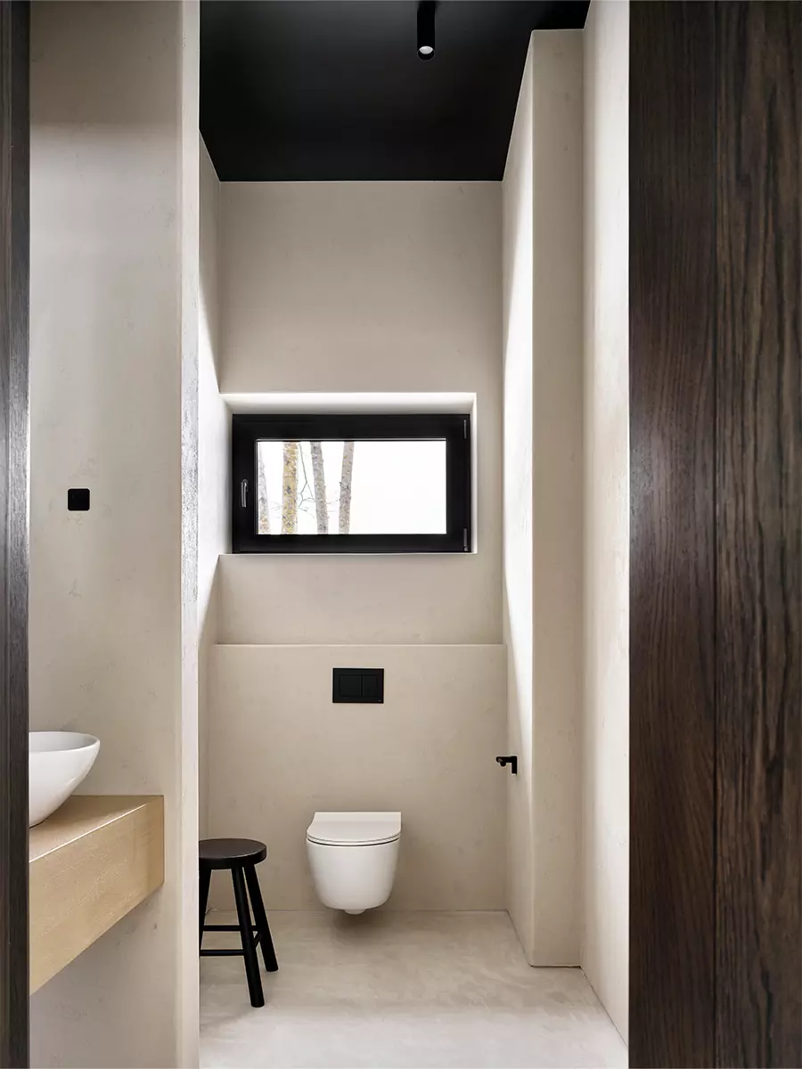 Современный интерьер деревенского дома с искусством и этническим декором — проект Лены Коваленко