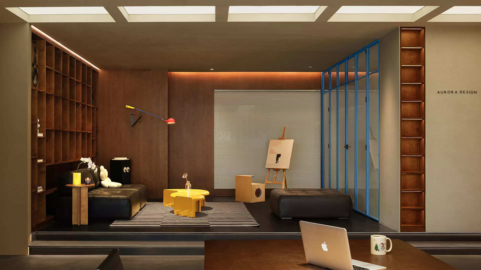 Креативный интерьер офиса китайской дизайн-студии в Куньмине — проект AURORA DESIGN