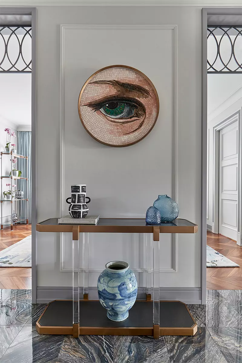 Нежный интерьер квартиры с цветочными мотивами и сотнями орхидей — проект Светланы Юрковой и студии Unik Design Team