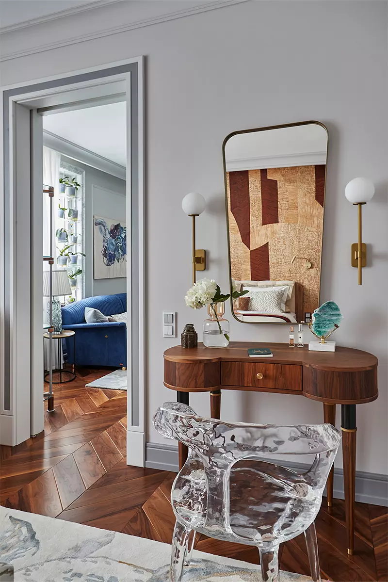 Нежный интерьер квартиры с цветочными мотивами и сотнями орхидей — проект Светланы Юрковой и студии Unik Design Team