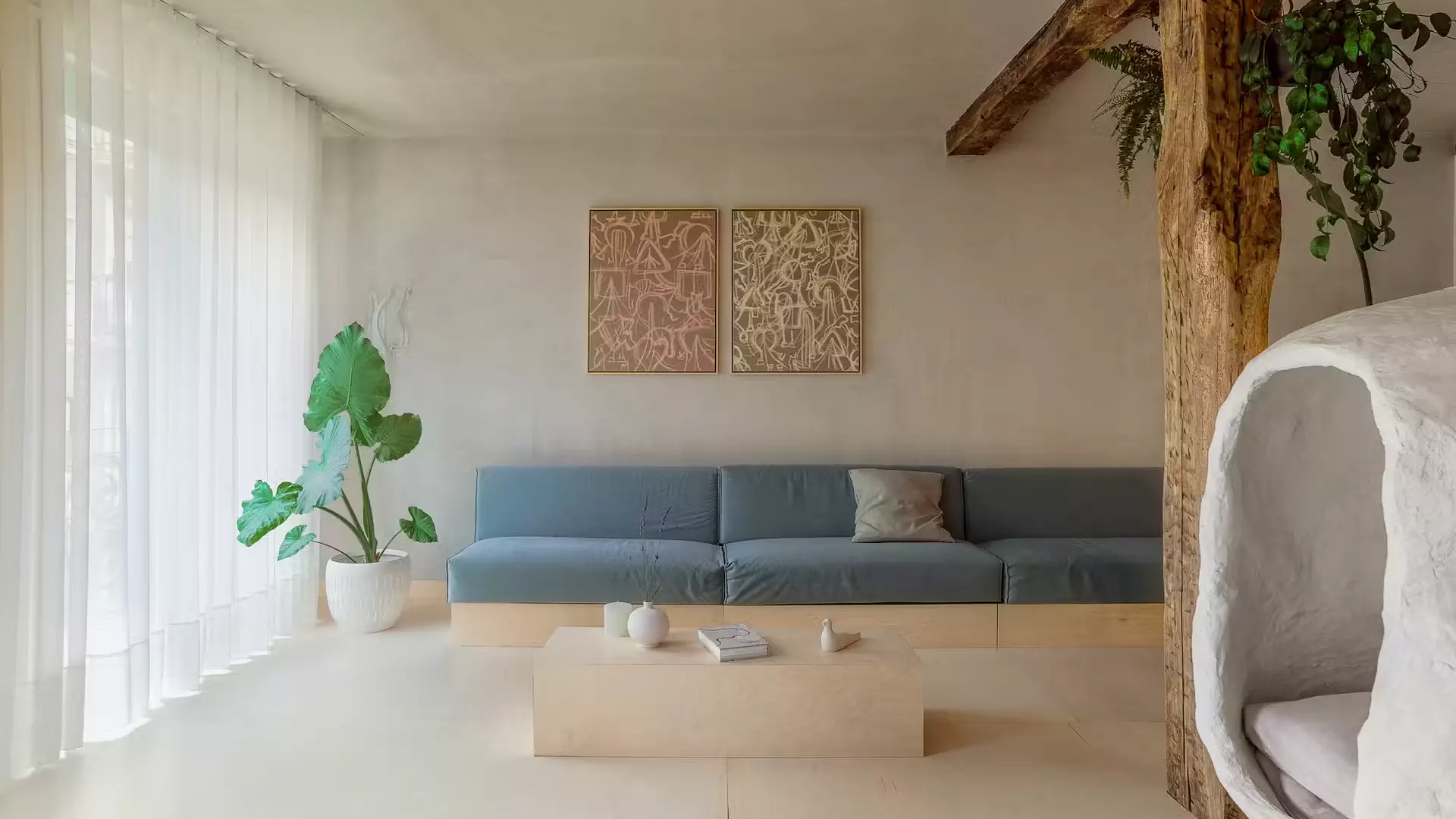 Чувственный интерьер квартиры с индустриальными деталями — проект студии i-architecture