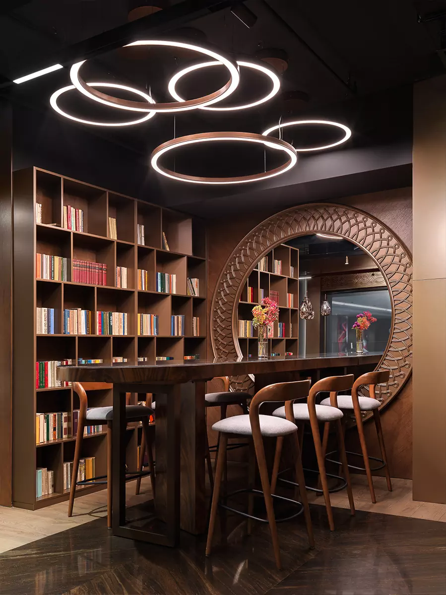 Отсылки к локальной культуре в интерьере премиального ресторана в Ереване — проект Elena Krylova Studio