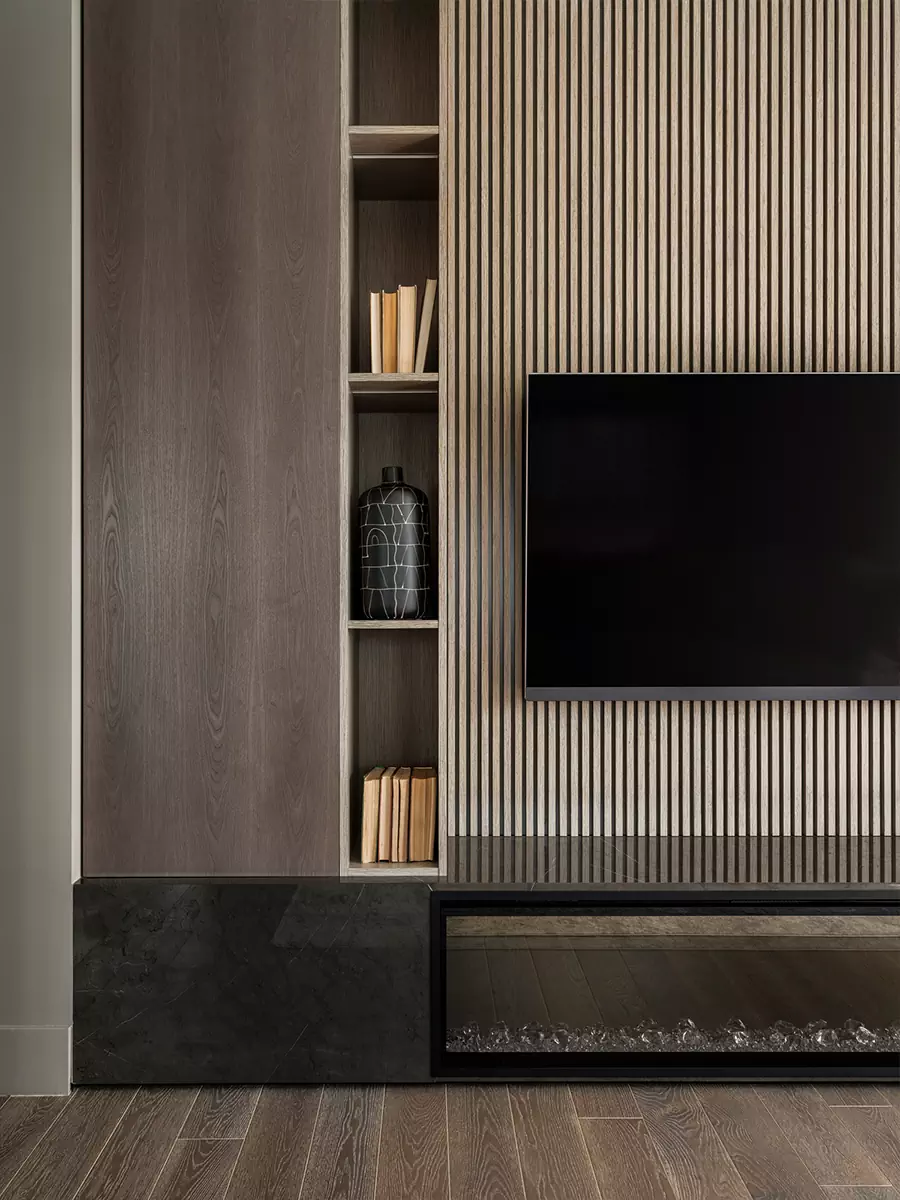 Тактильные материалы и гармоничная палитра в интерьере для взрослой пары — проект студии дизайна БЕЛЯКОВА & КАРАЯНИ